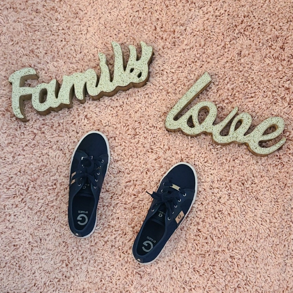 G by Guess Navy Blue Casual Sneakers.